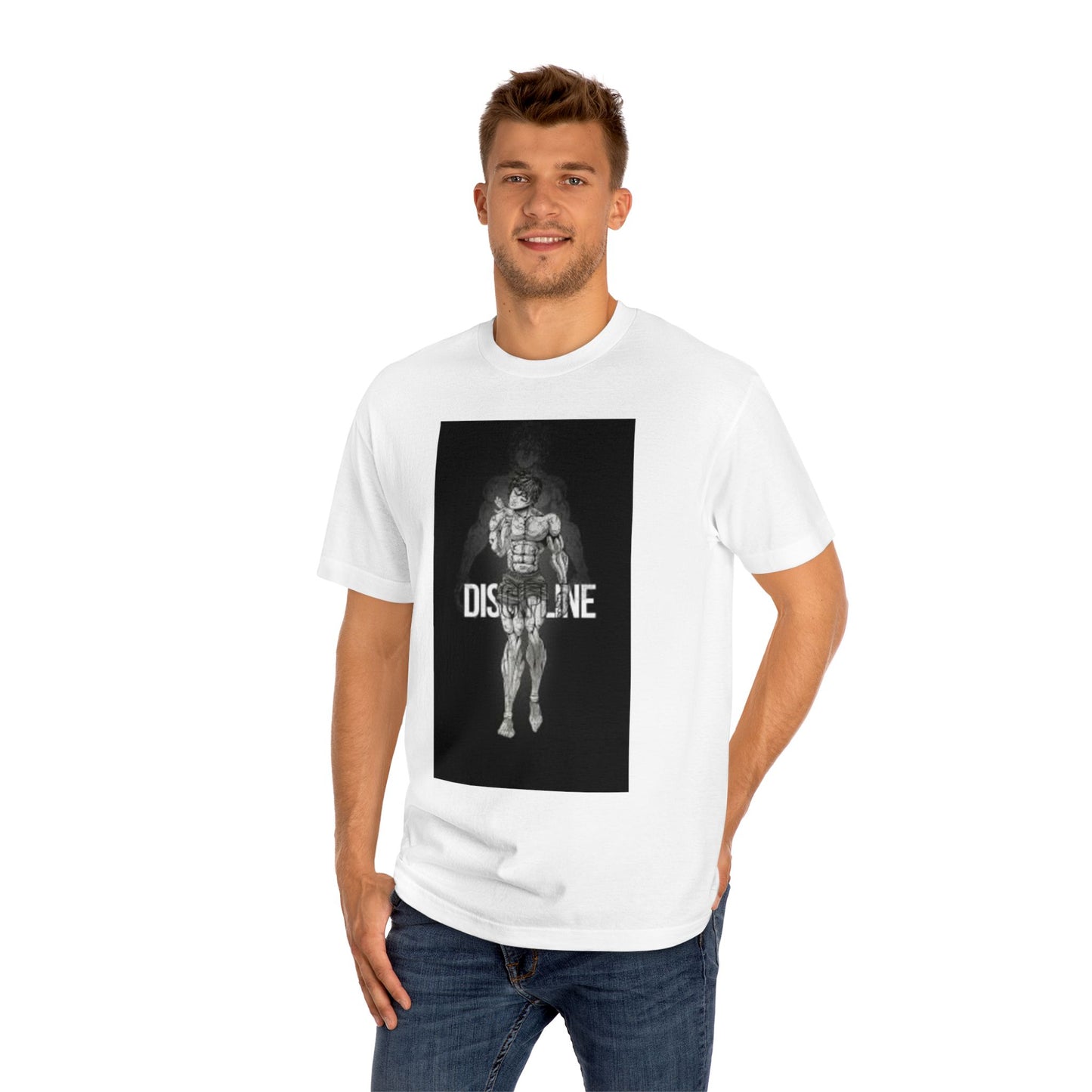 Baki Anime Discipline T-Shirt Bold Graphic Tee for Fans