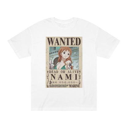 Nami One Piece T-Shirt Kawaii Anime Graphic Tee for Fans