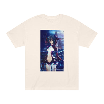 Kawaii Blue Hair Anime Girl T-Shirt – Stylish and Cute Design