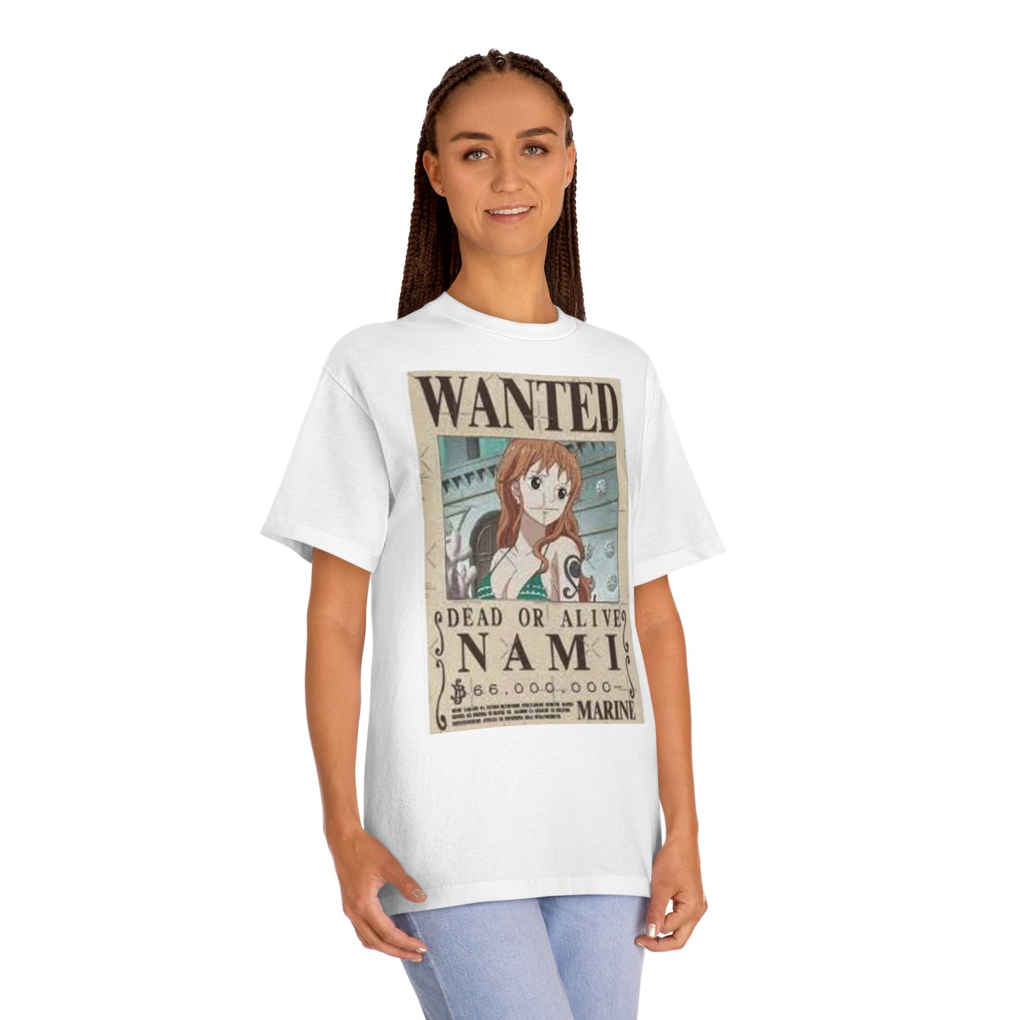 Nami One Piece T-Shirt Kawaii Anime Graphic Tee for Fans